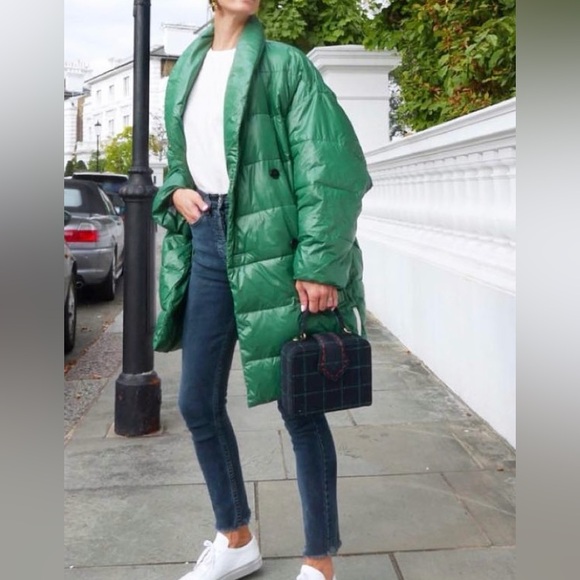 Baum und Pferdgarten Green Oversized Siri Coat, XS, Puffer - Picture 6 of 13